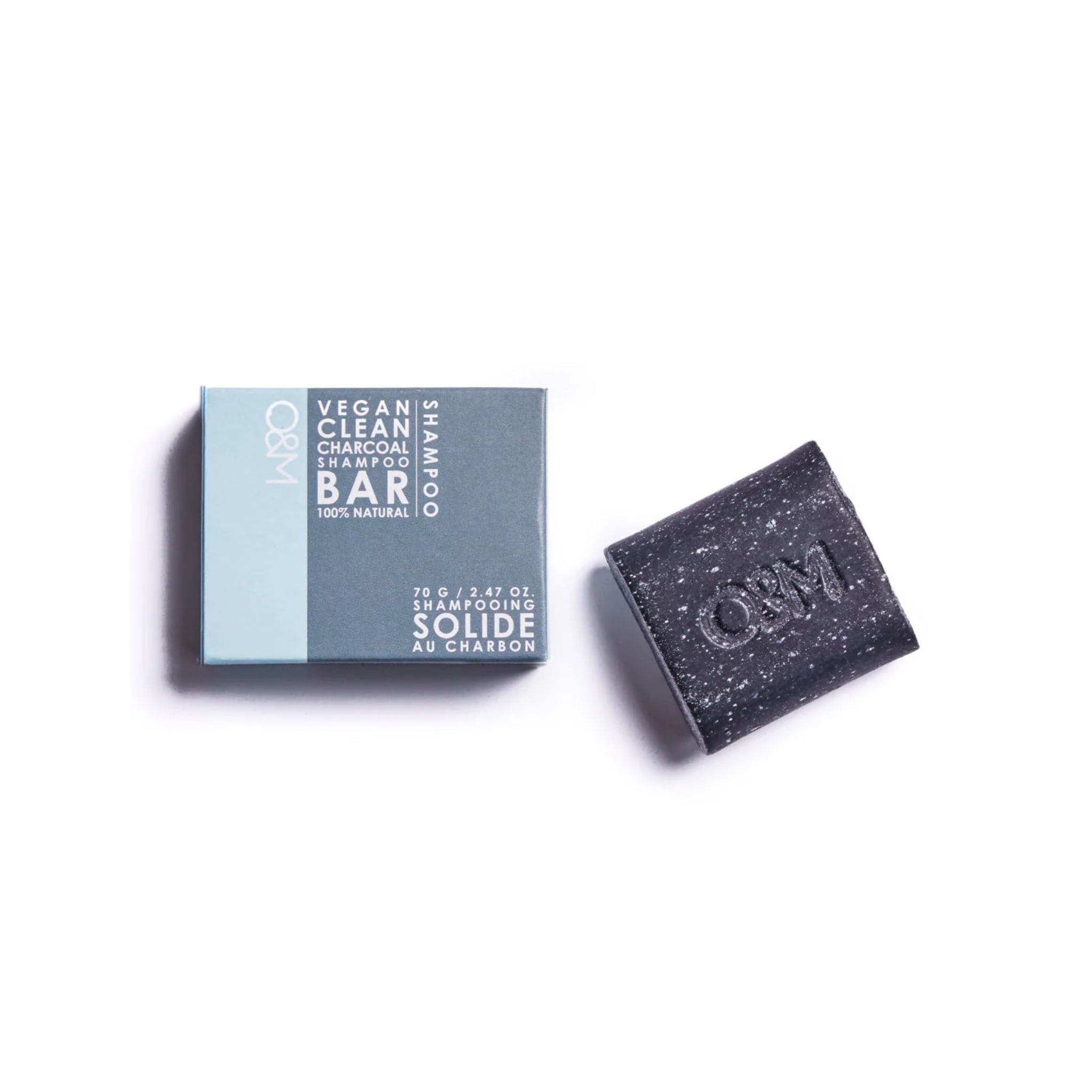 Shampoo solido O&M Charcoal Shampoo Bar 70g