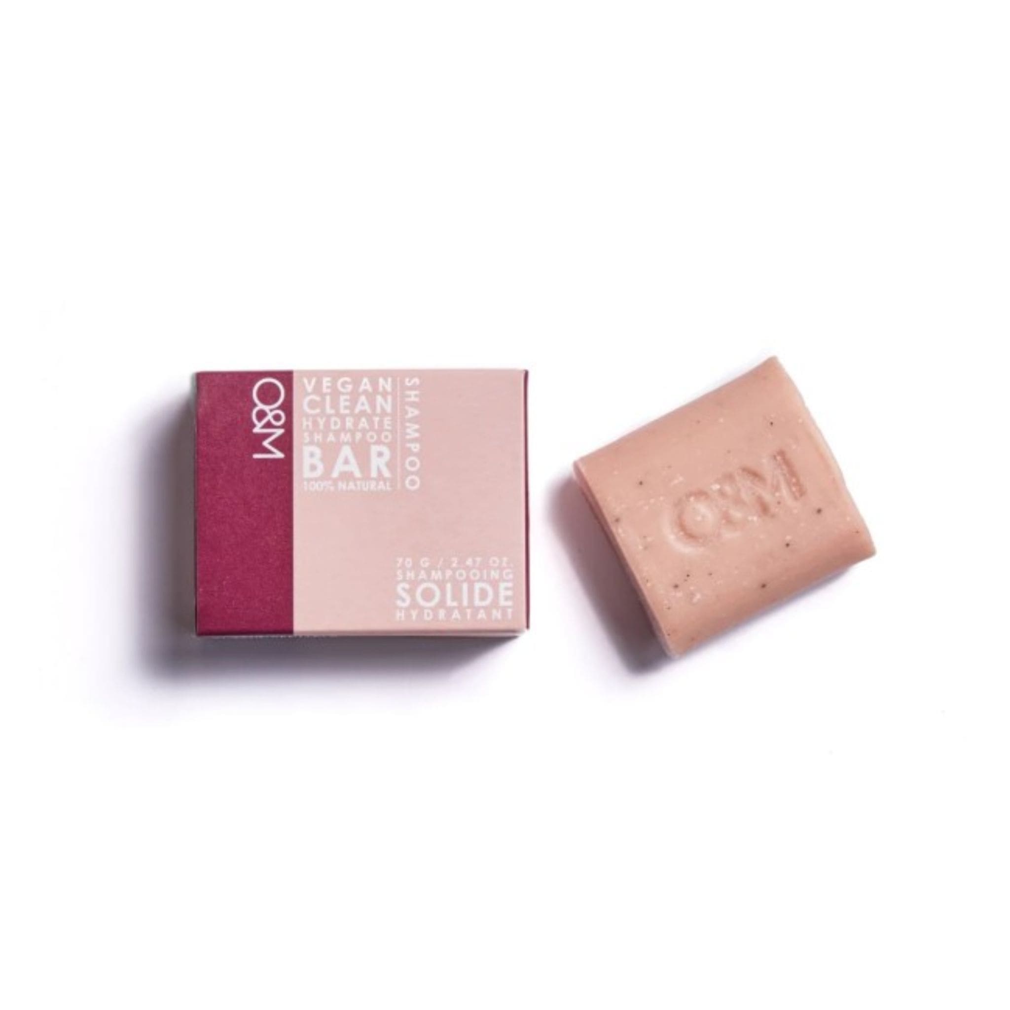 O&M Hydrate Solide Shampoo Bar 70g