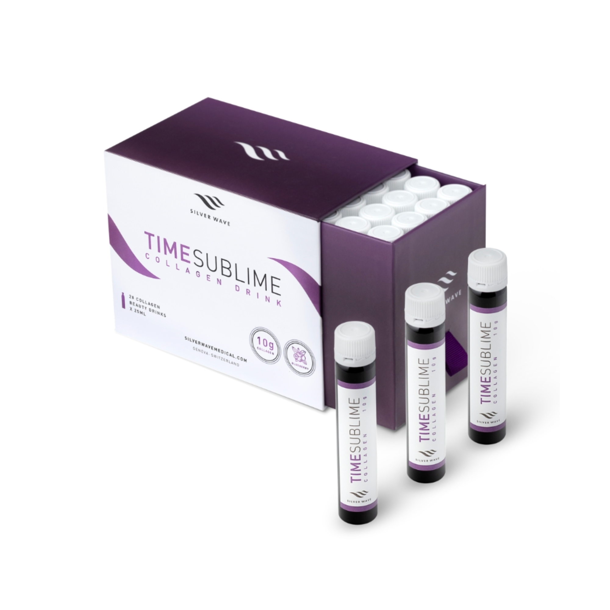Time Sublime Collagen Drink – 1 Box mit 28 Dosen