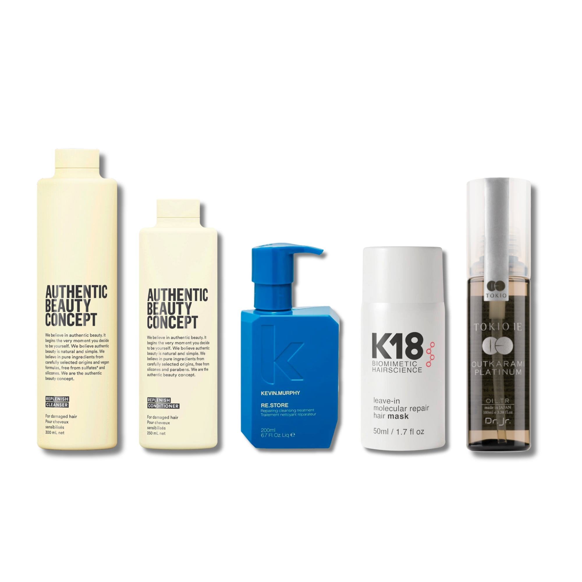 Sensitized hair routine - Repairing and restoring