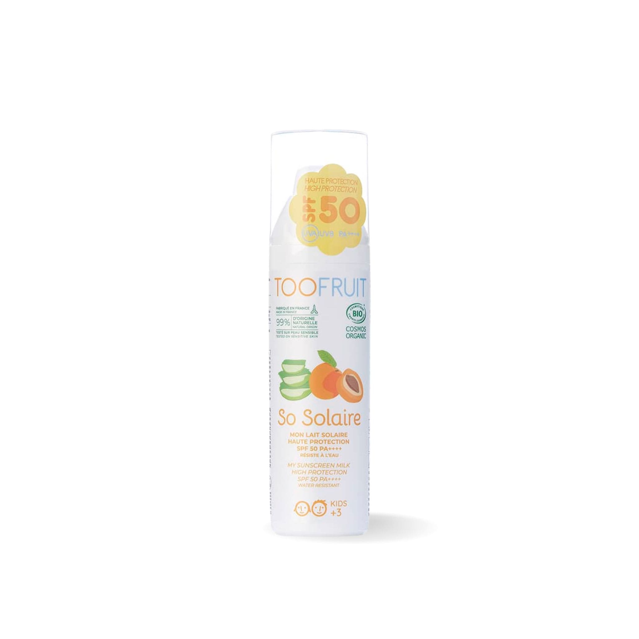 Lait solaire haute protection So Solaire Toofruit 100ml