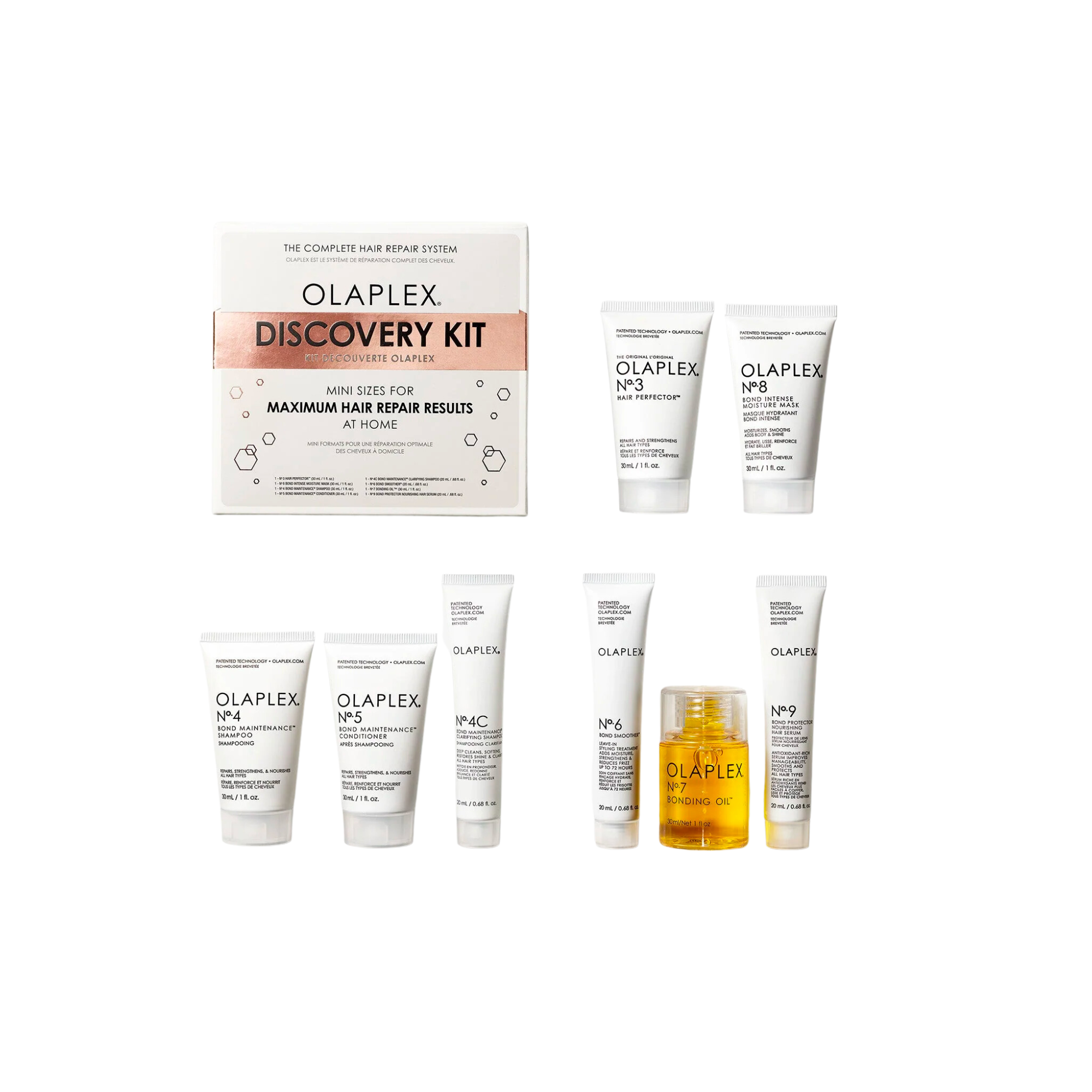 Olaplex Discovery Kit - 8 prodotti in formato viaggio