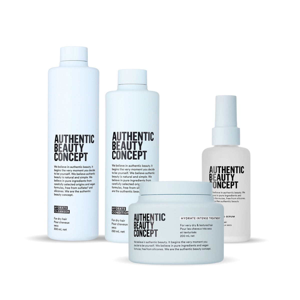 Routine Hydratation Authentic Beauty Concept - Cheveux Secs & Bouclés