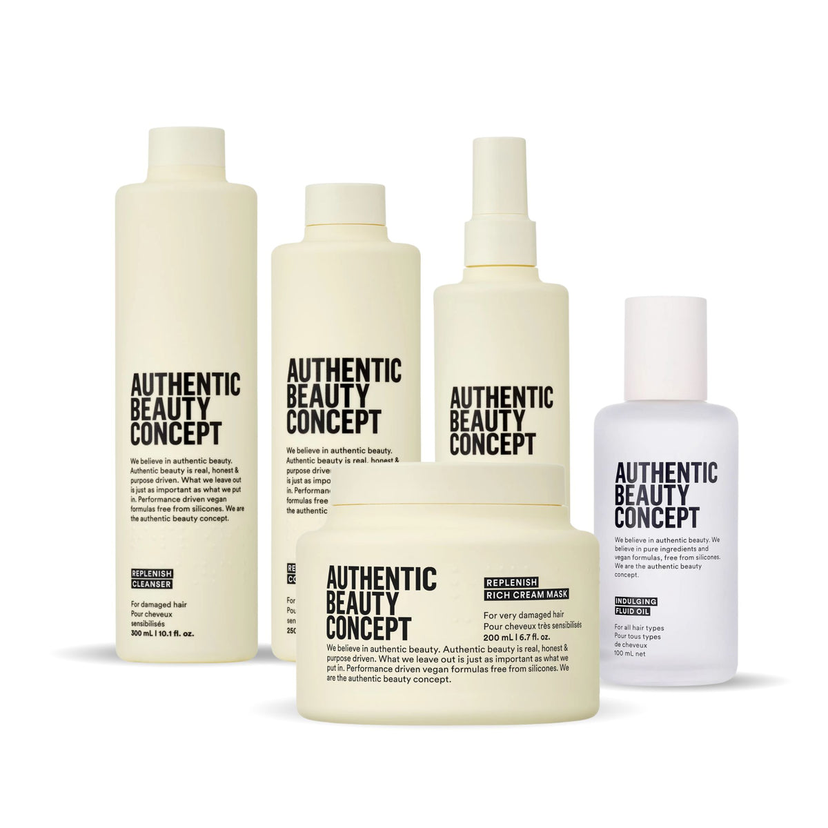 Routine Réparation Authentic Beauty Concept - Cheveux Abîmés