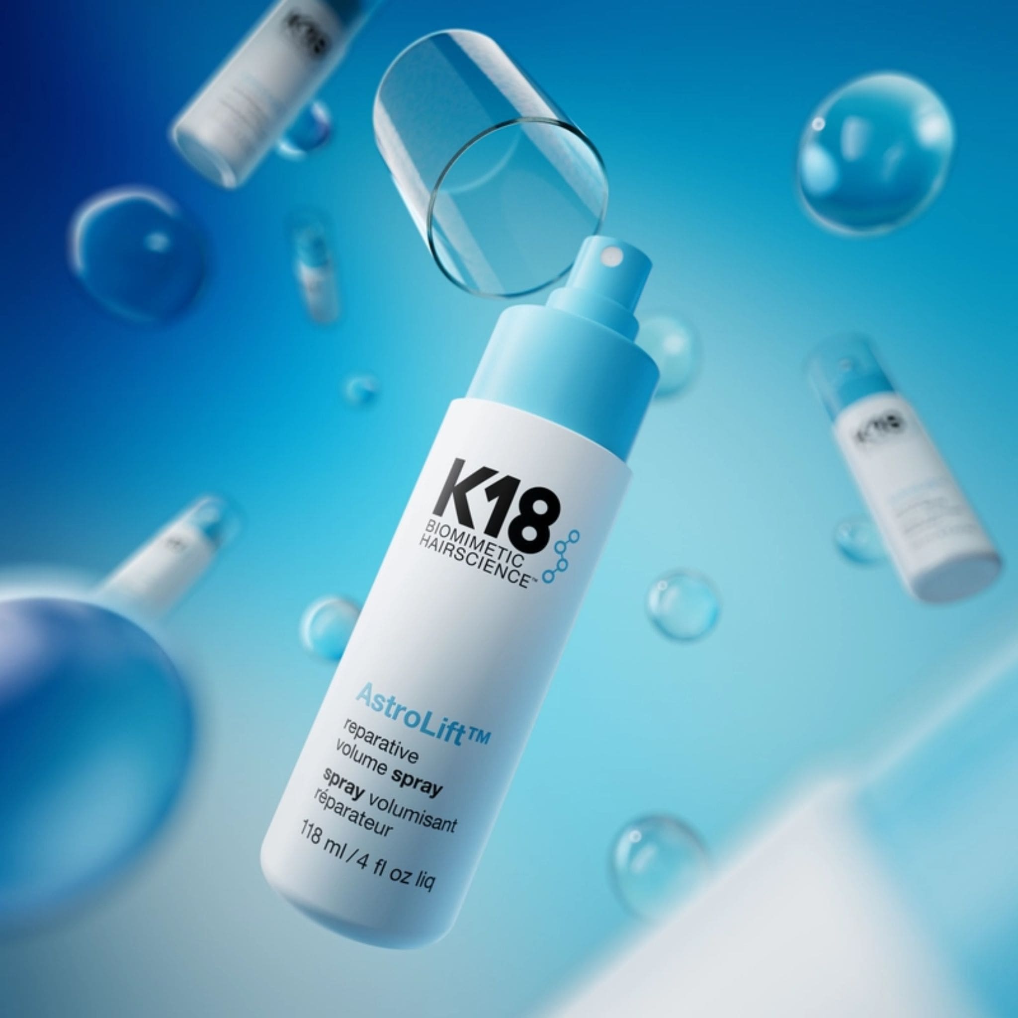 Spray volume réparateur AstroLift™ K18 - 118 ml