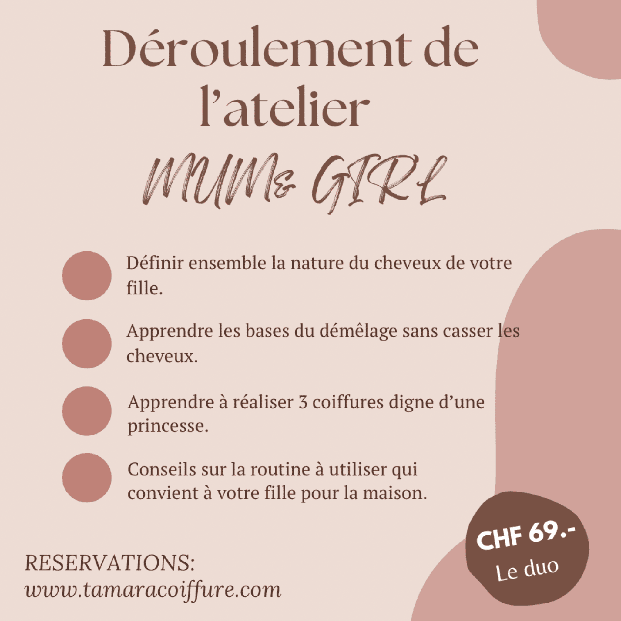 Atelier Coiffure Mum & Girl - 26 avril